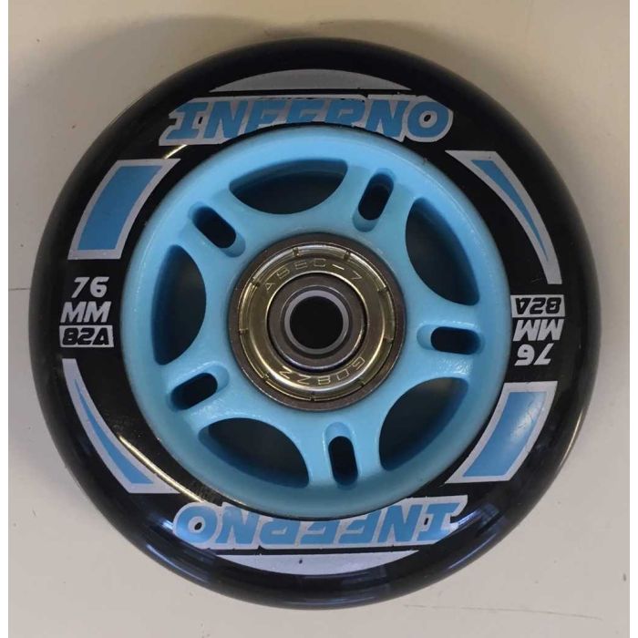 Rulleskøjtehjul til Inferno Inliner Blue 1. stk.