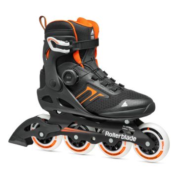 Rollerblade Macroblade Inline Rullskridsko herr 90 mm BOA Svart/Orange