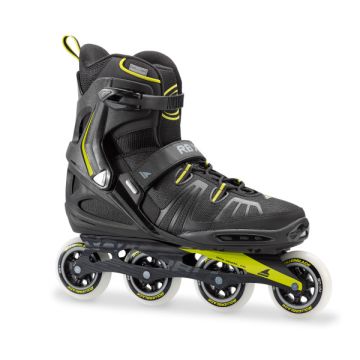 Rollerblade RB XL Inline Rullskridsko herr 90mm Svart/Lime