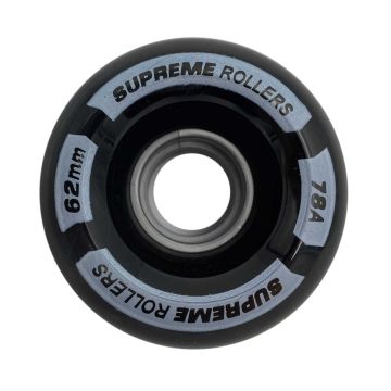 Supreme Rollers Side By Side Hjul 62mm/78A Svart 4-Pack