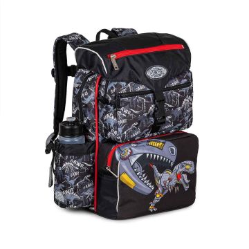 Jeva Beginners Skolväska 16L Dinosaur Robot