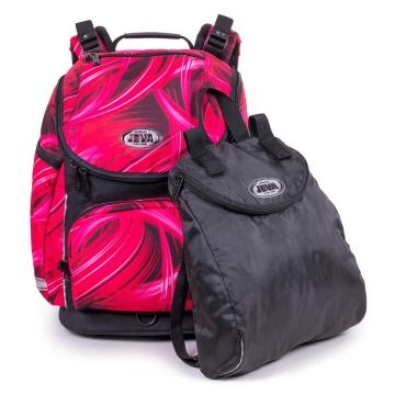 Jeva U-Turn Skolväska Pink Lightning