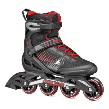 Rollerblade Zetrablade Inline Rullskridsko herr 80 mm Svart/Röd