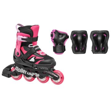 Rollerblade Microblade Inline Rullskridsko Barn Svart/Rosa