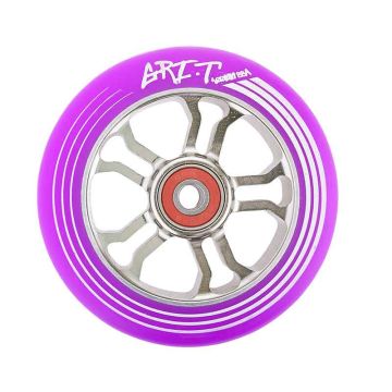 GRIT Ultra Light Scooter Wheel 100mm Titanium/Lila PU