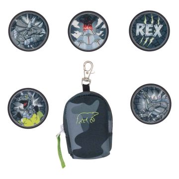 Beckmann Mini-Ryggsäck med badgets, Camo Rex