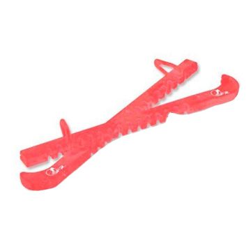 SFR Konståkningsskridskoskydd med glitter Röd