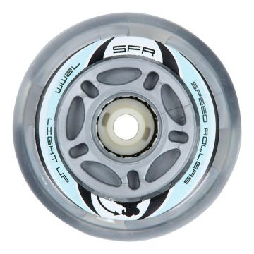 SFR Light Up Inline-hjul Silver