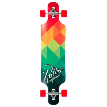 Voltage DT Longboard Röd 9.5 x 39