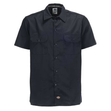 Dickies WS576 Kortärmad Skjorta Slim Fit Mörk Marinblå